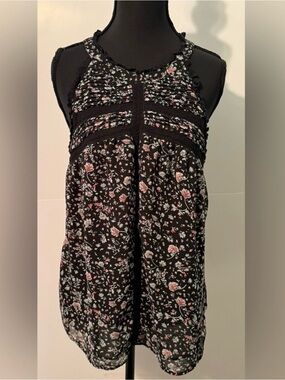 Mauve Anthropologie Sleeveless Blouse Top Size large